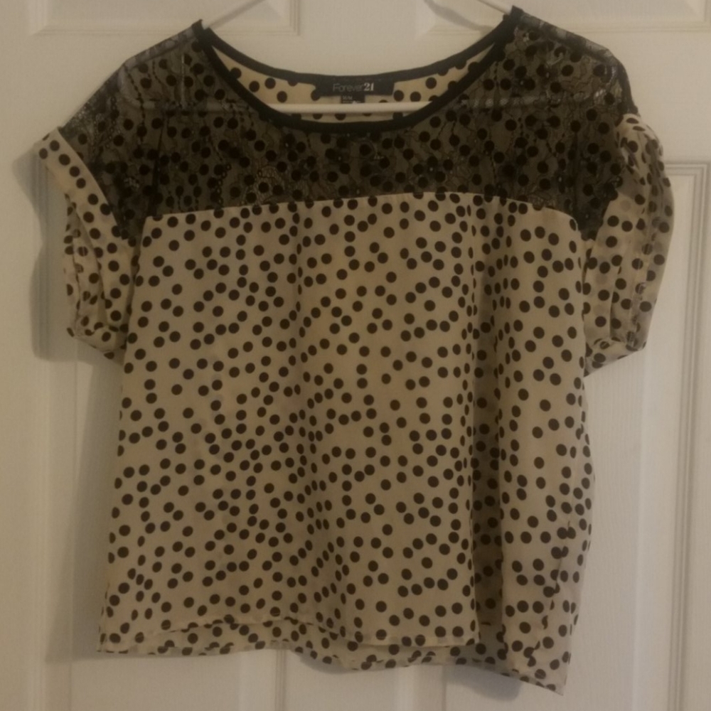 CLOSE-OUT - Forever 21 Polka Dot Blouse